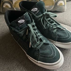 Mens Green High Top Vans 